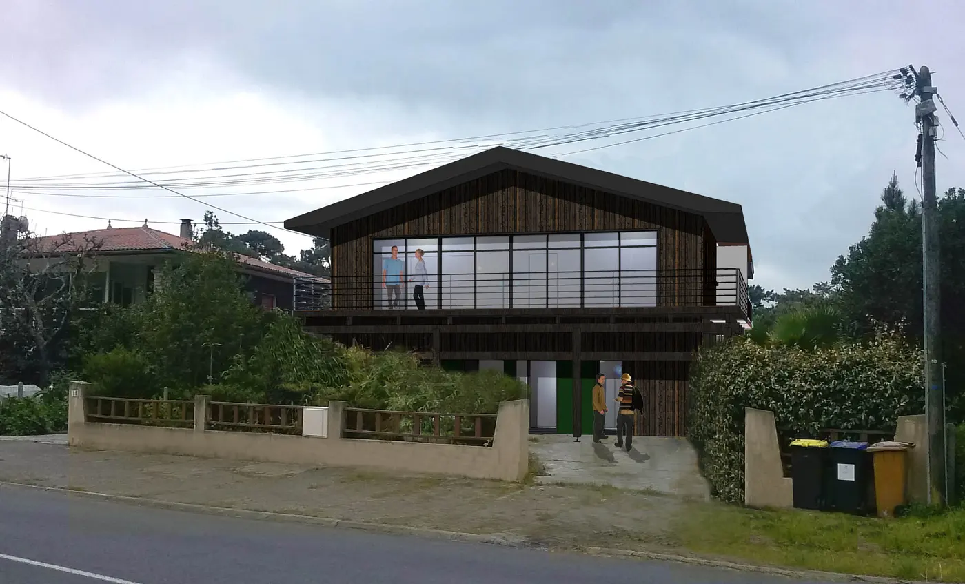 Villa 246 — Réaménagement et extension d’une maison au Cap-Ferret.