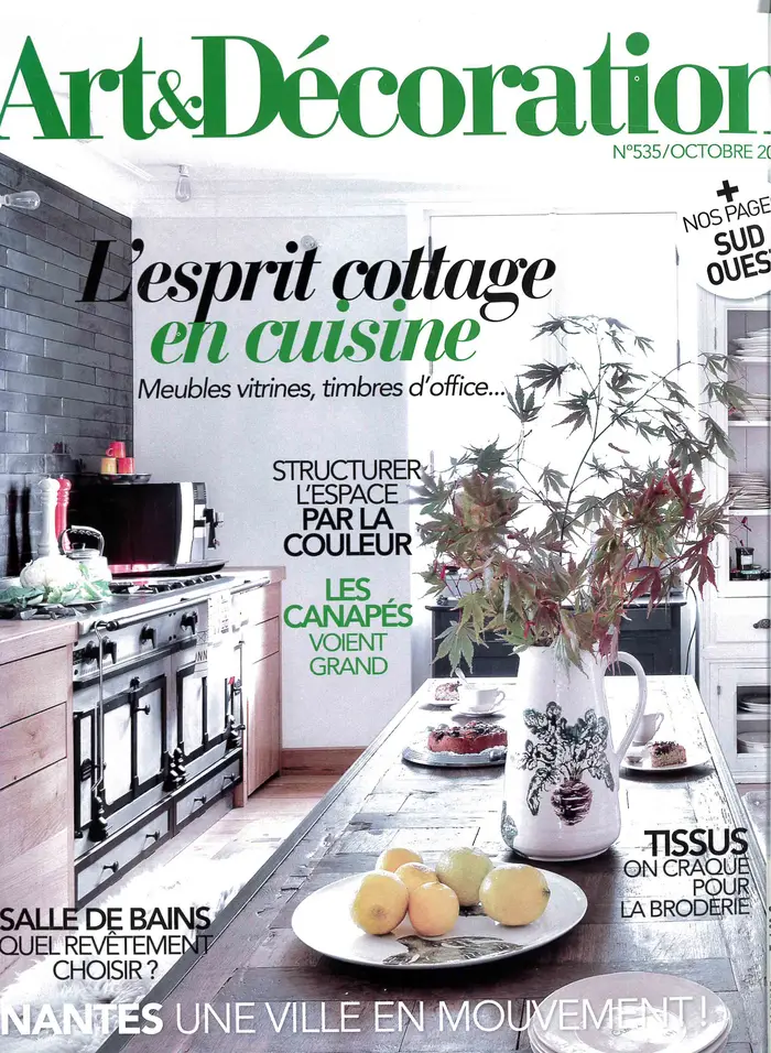 Couverture — Art & Décoration N° 535, Octobre 2021