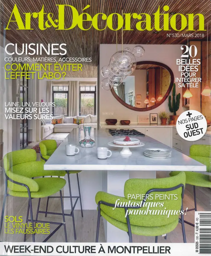 Couverture — Art & Décoration N° 530, Mars 2018