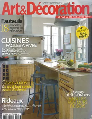 Couverture — Art & Décoration N° 506, Septembre 2015